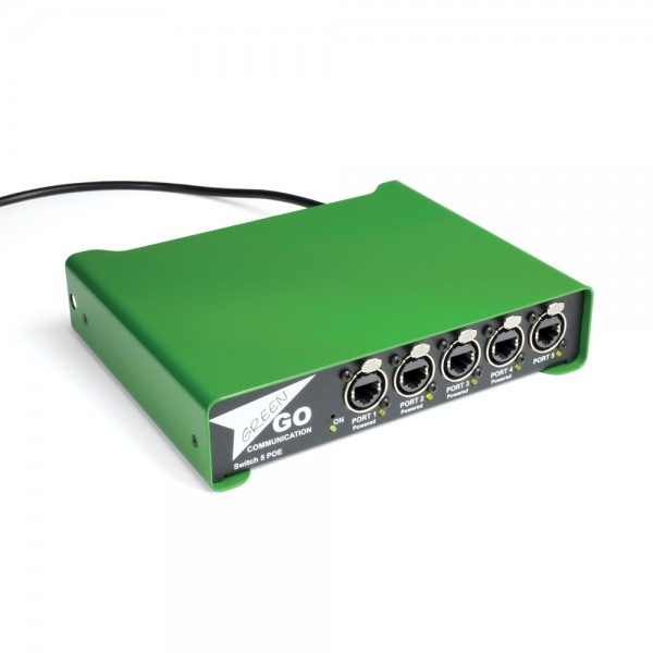 Switch ethernet 5 porte con funzione Power over Ethernet (PoE)