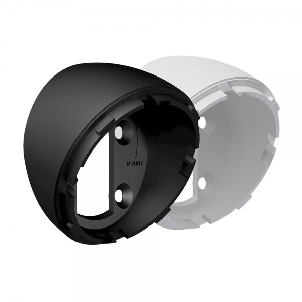Staffa di estensione per montaggio a parete con angolo di 30° per diffusori ATEO2, colore nero