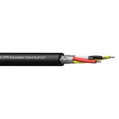 Cavo DMX/AES - 4 x 0.34 mm² - 22 AWG - EN50399 CPR Euroclass Cca - s1a,d1,a1 - CONTRACTOR