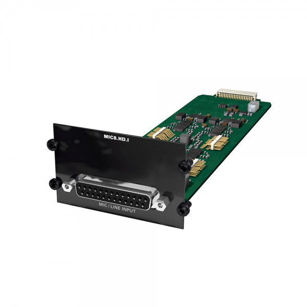 MIC8-HD.I - Modulo 8 canali di ingresso microfonici High Density, 1 x DSUB25