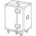M12 Flight case Twinpack -...