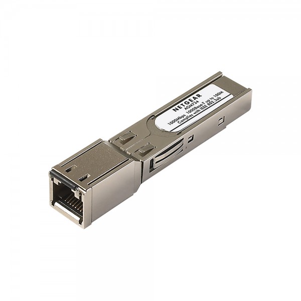 Modulo Prosafe SFP 1000Base-T Gigabit Ethernet terminazione RJ45 per Switch GSM7328FS, fino a 100 mt