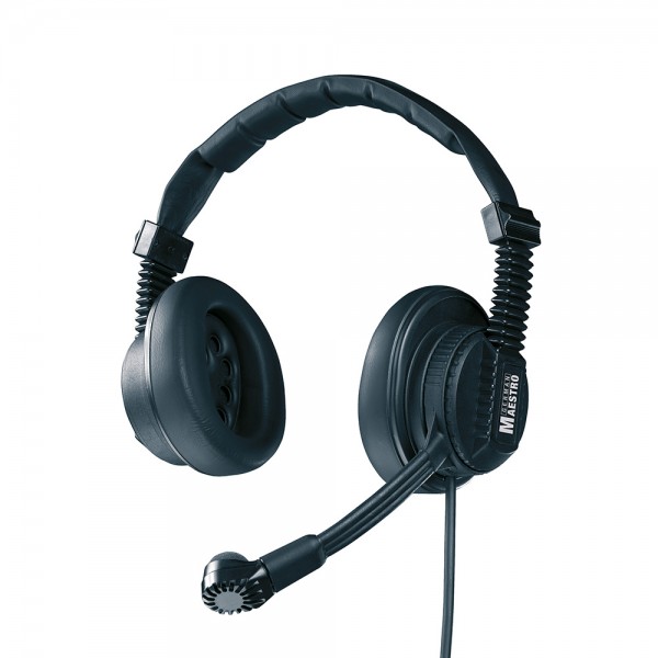 (94-6127) Cuffia intercom doppio padiglione 100 mW, microfono dinamico, peso 365 gr, XLR 4 poli FV