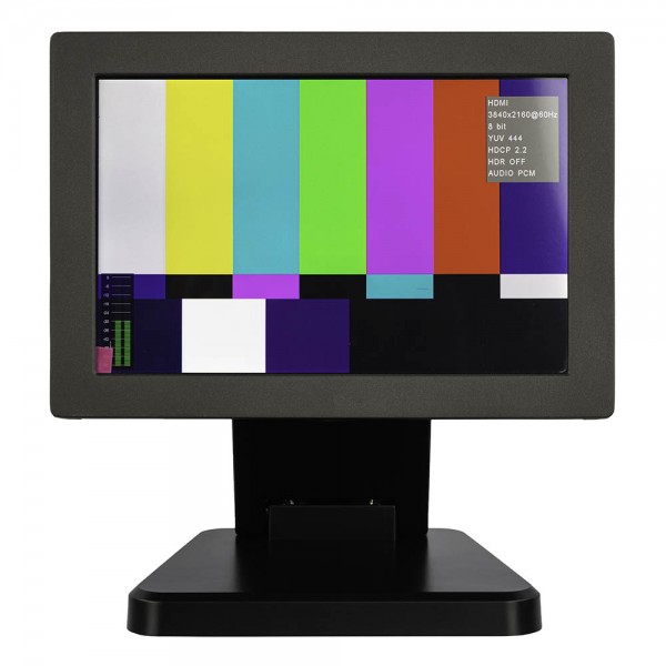 Monitor/Analyzer con schermo 7” per il test del segnale 4K/18Gbps, porta di uscita loop HDMI