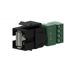 Connettore Keystone USB 2.0 - 4 pin terminal block - CLASSIC