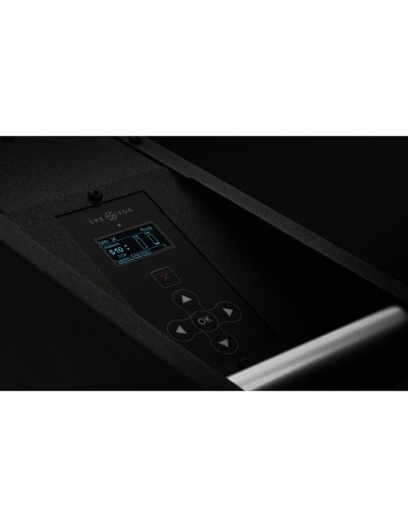 Macchina del fumo hazer (water based), 1500 watt, warm-up 1 minuto, indicatore luminoso livello