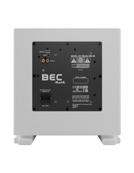 Diffusore sub woofer bass-reflex amplificato, 8 EQ parametrici, regolazione della fase e del delay