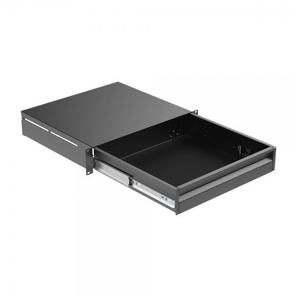 Cassetto rack in metallo - 2 unità - senza serratura