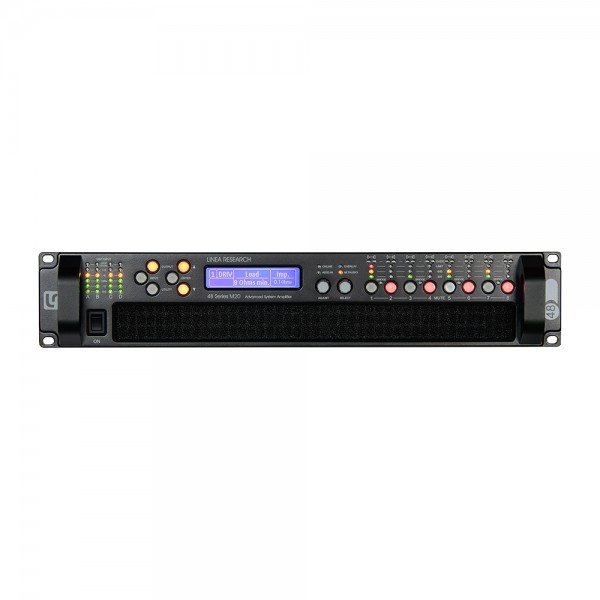 Amplificatore 8 canali 1250w/2 ohm, 1250w/4 ohm, 1250w/8 ohm, DSP integrata, ingressi AES3