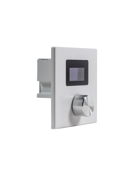 Pannello di controllo da incasso a parete, 1 knob con LED Display, programmabile da DSP