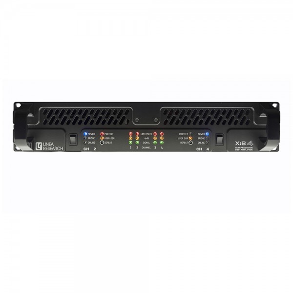 Amplificatore 4 canali 1250w/2 ohm, 800w/4 ohm, 450w/8 ohm, DSP integrata