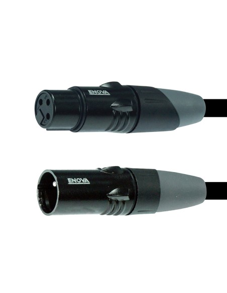 Cavo segnale microfonico analogico e AES digitale, XLR maschio - femmina volante