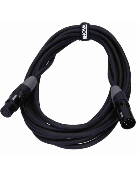 Cavo segnale DMX, XLR maschio - femmina volante 5 poli