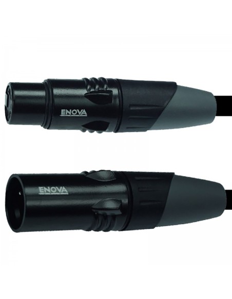 Cavo segnale DMX, XLR maschio - femmina volante 5 poli