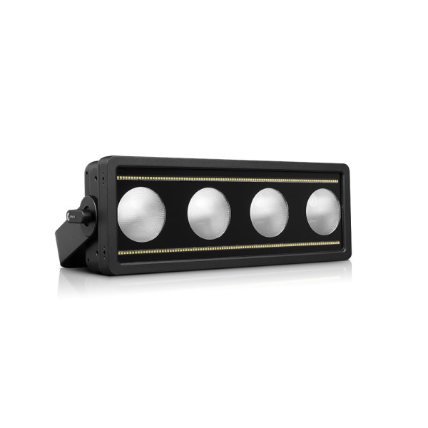 Tambora Flash proiettore LED statico ibrido strobo, wash e blinder, sorgente luminosa 4 RGBWW LED co