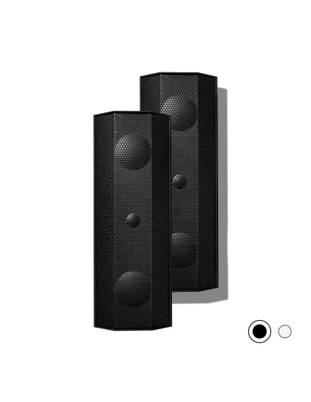 IO1 diffusore 2 vie da parete "All-in-one" con amplificatore e Wi-Fi integrati, PAIR - Master/Sla