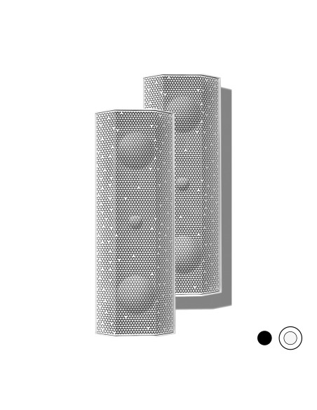 IO1 diffusore 2 vie da parete "All-in-one" con amplificatore e Wi-Fi integrati, PAIR - Master/Sla