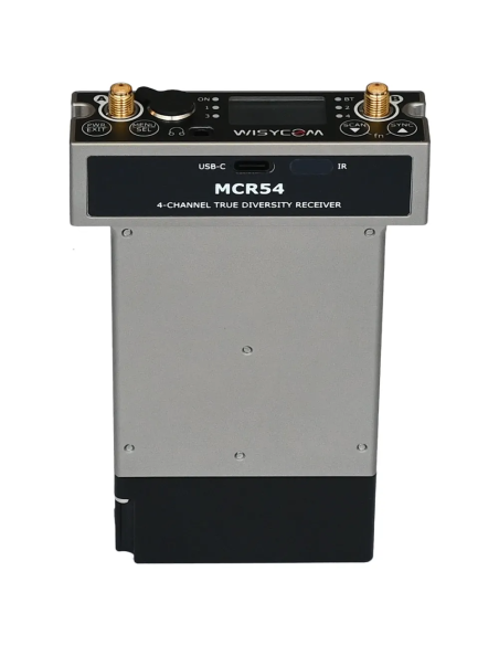 Ricevitore miniaturizzato UHF 4 canali True Diversity, fino a 790 MHz switching-range