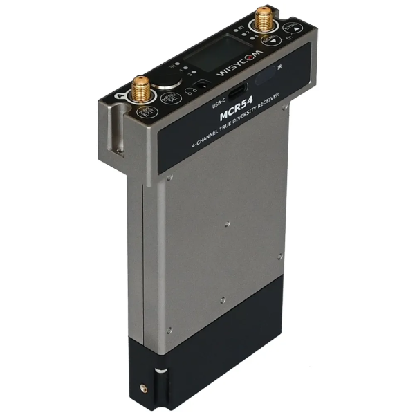 Ricevitore miniaturizzato UHF 4 canali True Diversity, fino a 790 MHz switching-range