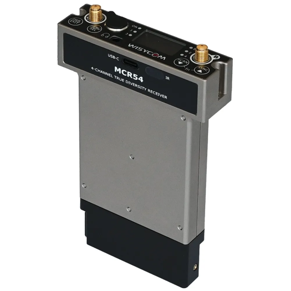 Ricevitore miniaturizzato UHF 4 canali True Diversity, fino a 790 MHz switching-range