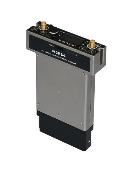 Ricevitore miniaturizzato UHF 4 canali True Diversity, fino a 790 MHz switching-range