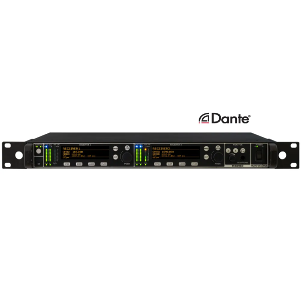 Ricevitore Dual True Diversity, 19" 1U standard rack, Push to Talk, narrowband e wideband