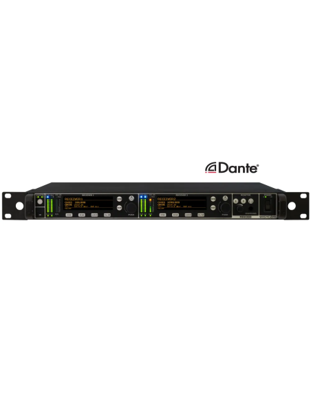 Ricevitore Dual True Diversity, 19" 1U standard rack, Push to Talk, narrowband e wideband