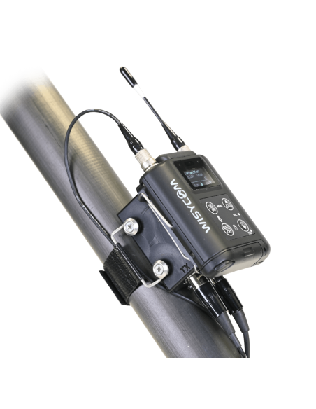 Trasmettitore tascabile UHF, larghezza di banda 362MHz, range 470-1160 MHz, monitoraggio Bluetooth