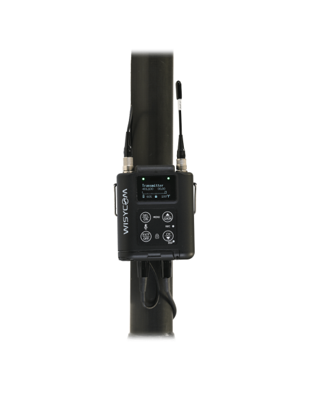 Trasmettitore tascabile UHF, larghezza di banda 362MHz, range 470-1160 MHz, monitoraggio Bluetooth