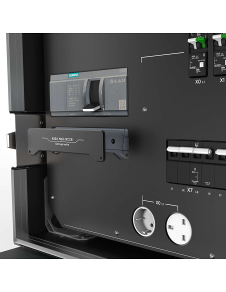 C72TV Unità base Type A -  ingresso Powerlock 400A, interruttore principale MCCB 4 poli 400A