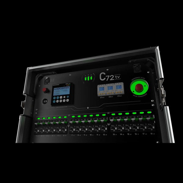 C72TV Unità base Type A -  ingresso Powerlock 400A, interruttore principale MCCB 4 poli 400A