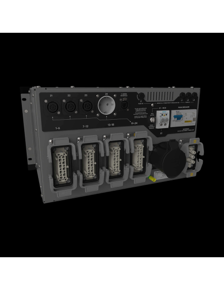 C-24 Power Distribution - quadro di alimentazione (24 x 16A) con 4 uscite 19-pin Socapex