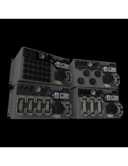 C-24 Power Distribution - quadro di alimentazione (24 x 16A) con 4 uscite 19-pin Socapex