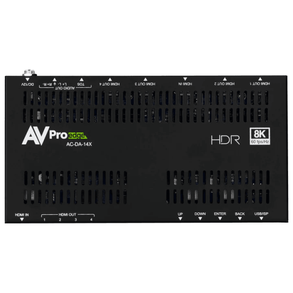 10K Distribution Amp - HDMI 1x4 40 GBPS Splitter con funzioni HDR e EDID Management Full HDR, 4K60