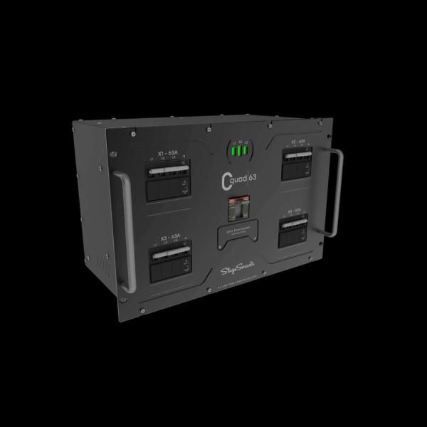 Unità MASTER di distribuzione -  ingresso e link thru Powerlock 400A, interruttore principale MCCB 4
