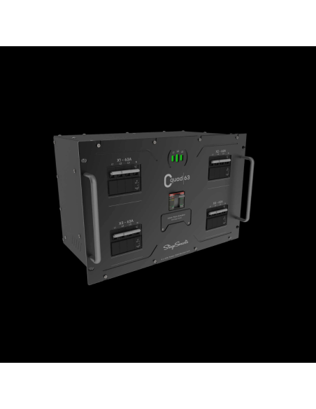 Unità MASTER di distribuzione -  ingresso e link thru Powerlock 400A, interruttore principale MCCB 4