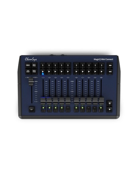 MagicQ Mini Connect, console luci 1 uscita DMX 512, 64 universi ArtNet e sACN, connessione via USB