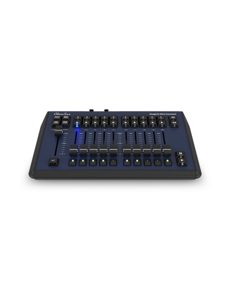 MagicQ Mini Connect, console luci 1 uscita DMX 512, 64 universi ArtNet e sACN, connessione via USB