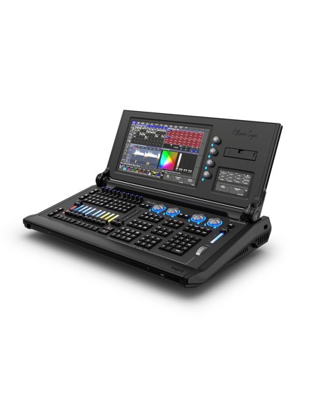 MagicQ MQ250M Stadium console luci, 64 universi, 4 uscite dirette DMX 512, 4 Ethercon, 1 touch 15"