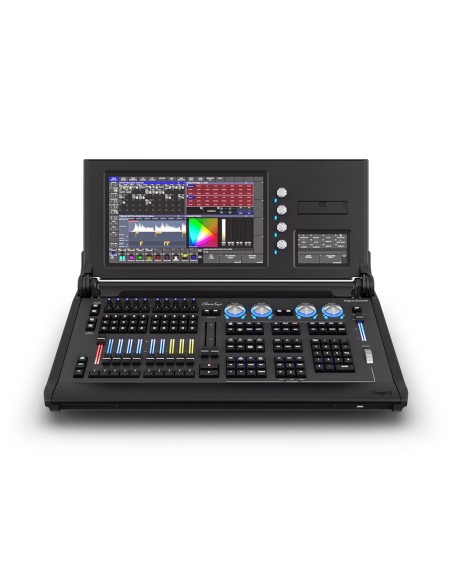 MagicQ MQ250M Stadium console luci, 64 universi, 4 uscite dirette DMX 512, 4 Ethercon, 1 touch 15"