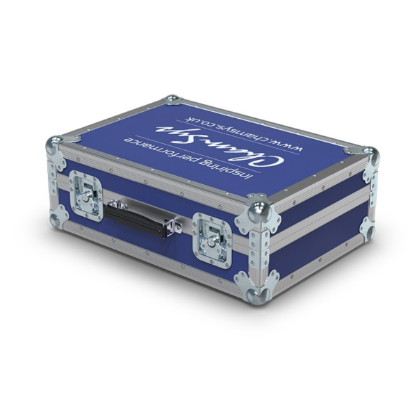Flight case per console MagicQ Compact MQ70 e MQ50 - Colore blu