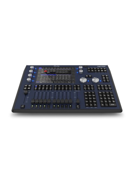 MagicQ MQ50 console luci compatta, 8 universi, 4 uscite dirette DMX 512, 10 Playback faders