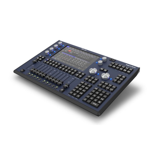 MagicQ MQ50 console luci compatta, 8 universi, 4 uscite dirette DMX 512, 10 Playback faders