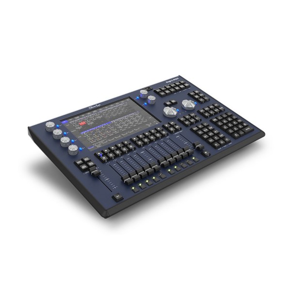 MagicQ MQ50 console luci compatta, 8 universi, 4 uscite dirette DMX 512, 10 Playback faders