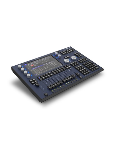 MagicQ MQ50 console luci compatta, 8 universi, 4 uscite dirette DMX 512, 10 Playback faders