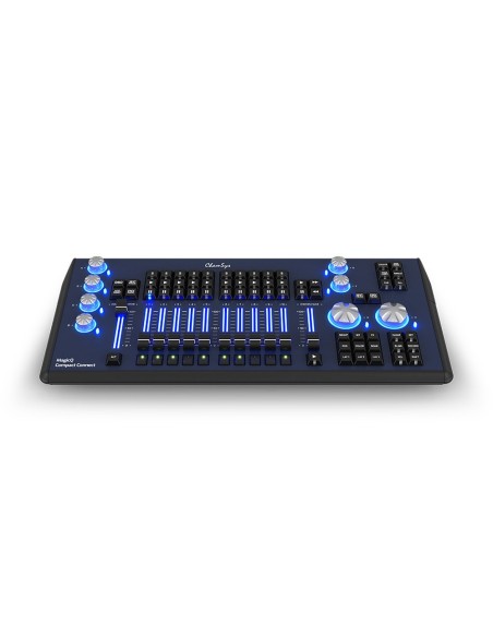 MagicQ Compact Connect, console luci 2 uscite DMX 512, 64 universi ArtNet e sACN, connessione USB