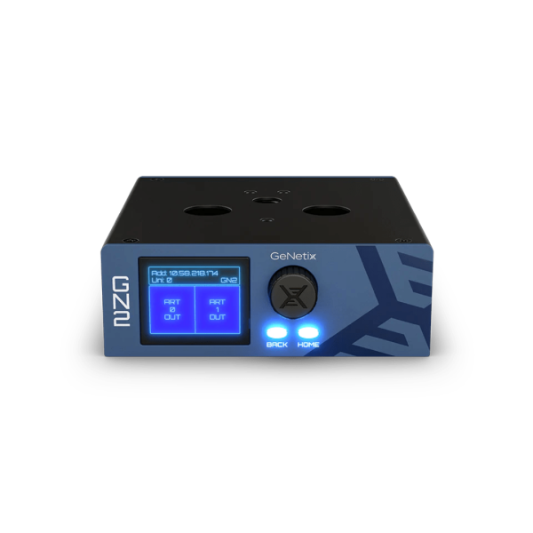 GeNetix GN2 nodo ethernet DMX 2 porte, USB-C, alimentato Poe o USB