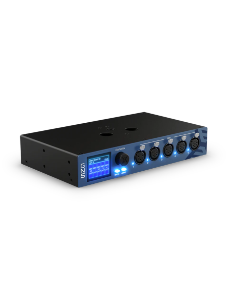 GeNetix GN5 nodo ethernet DMX 5 porte, USB-C, alimentato PoE, sblocca MagicQ PC, Midi & Timecode