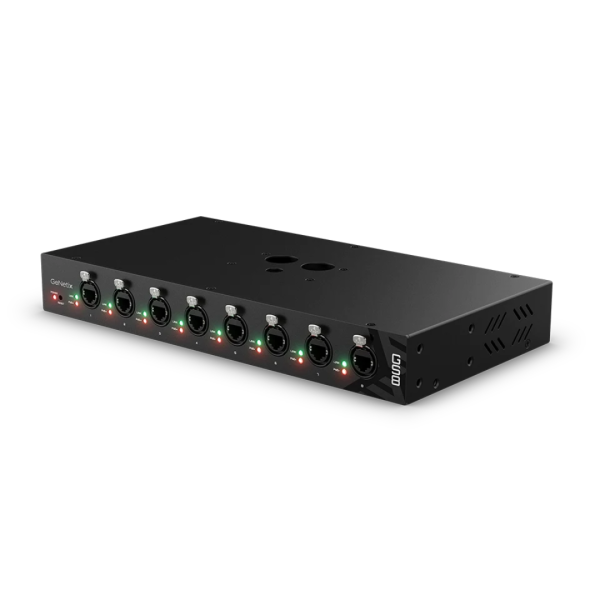 GeNetix GS8 Unmanaged Network Switch 8 porte Gigabit, Poe o Main, 1U rack