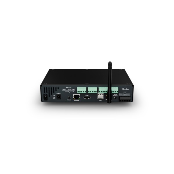 QuickQ DIN console luci quattro universi, 2 uscite DMX/RDM